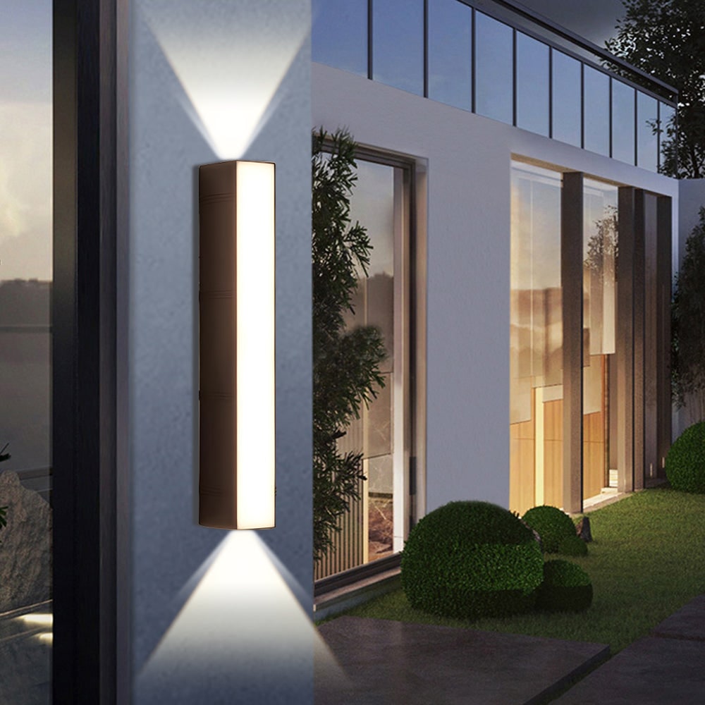 Outdoor Wall Sconce LED with Up and Down Lighting Weather-Resistant - Image 11