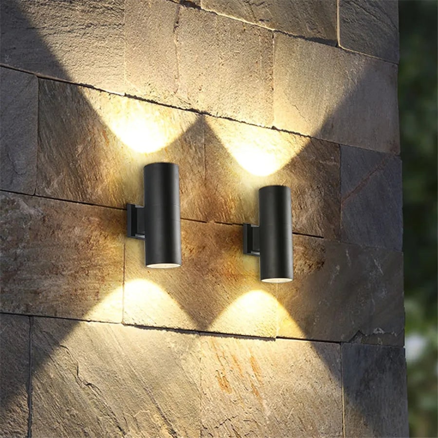 Outdoor Wall Sconce with Up and Down LED Lighting and Die-Cast Aluminum Housing - Image 5