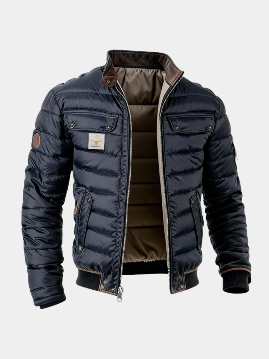 Men's Padded Bomber Jacket