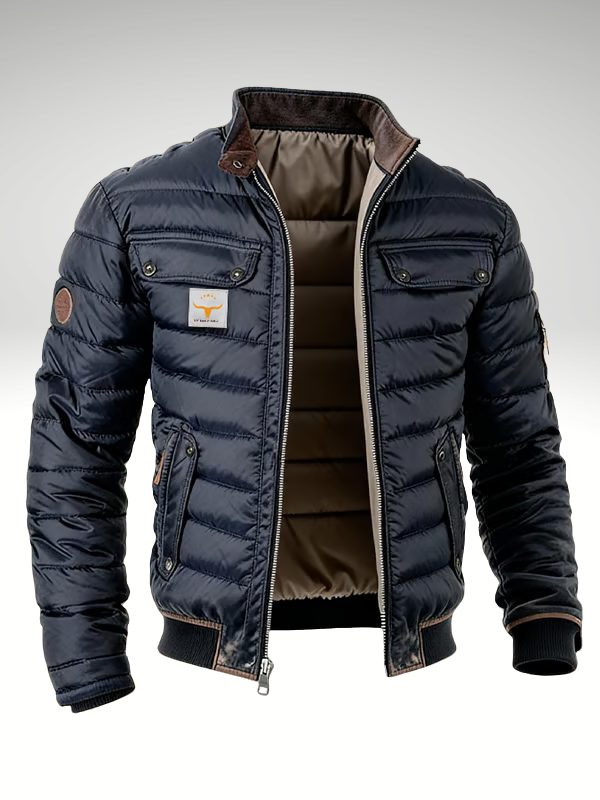 Men's Padded Bomber Jacket