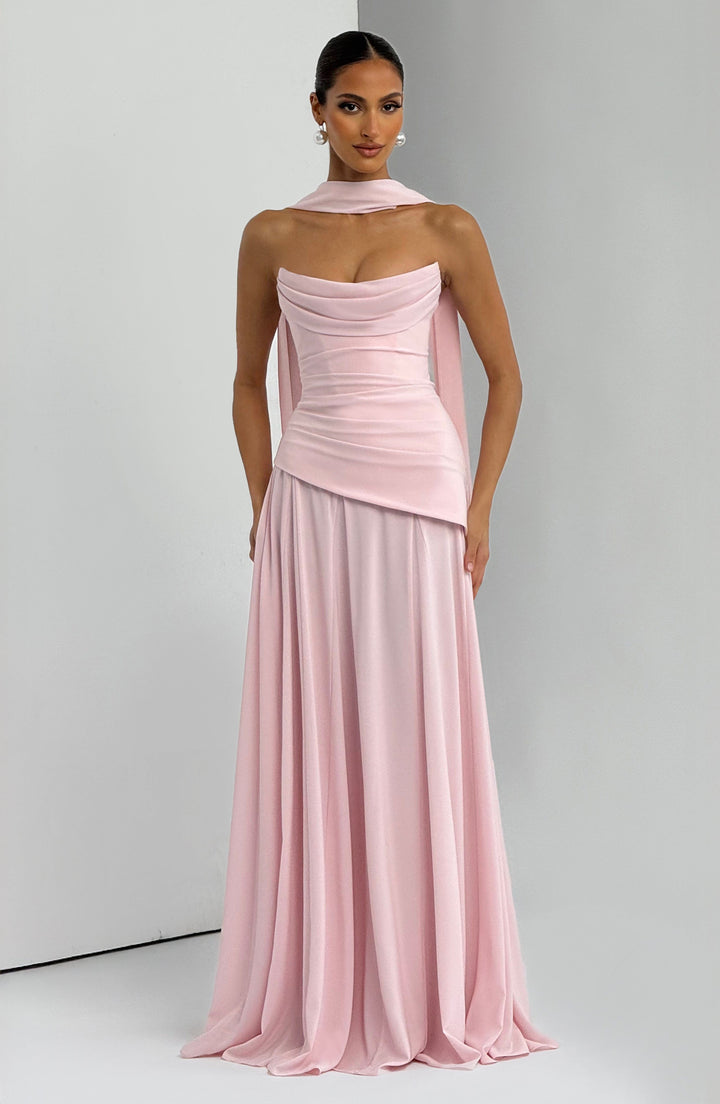 Women's Cowl Neck Maxi Dress