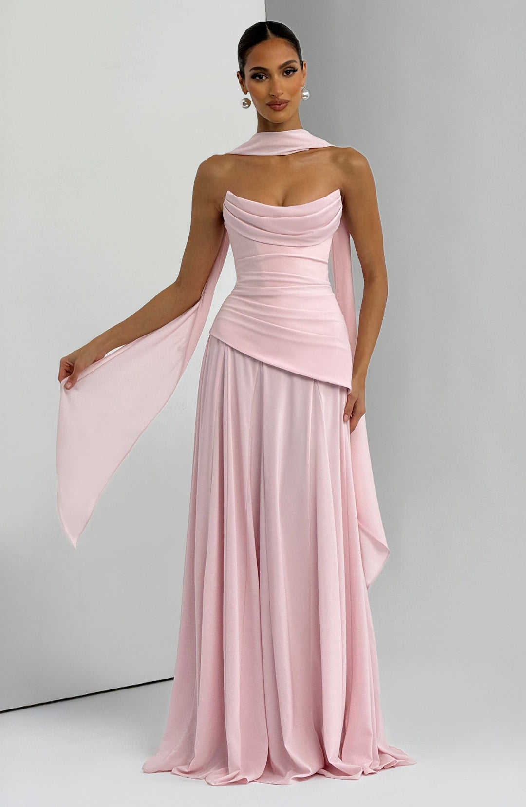 Women's Cowl Neck Maxi Dress