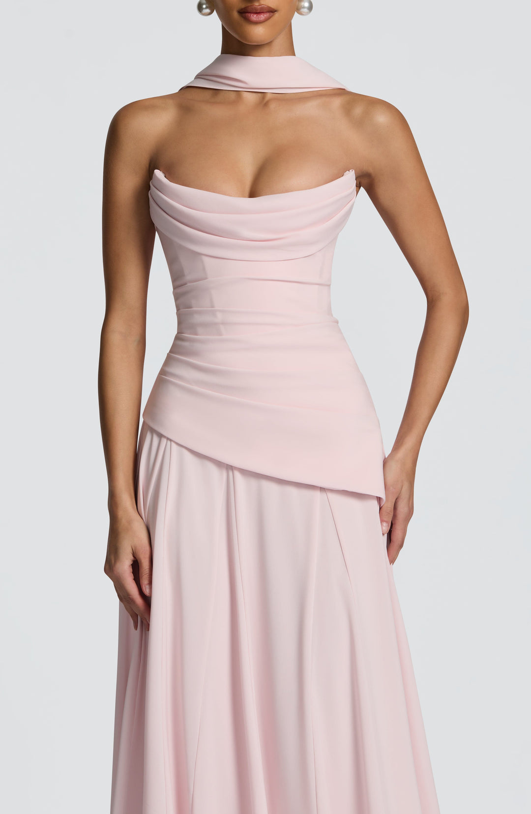 Women's Cowl Neck Maxi Dress