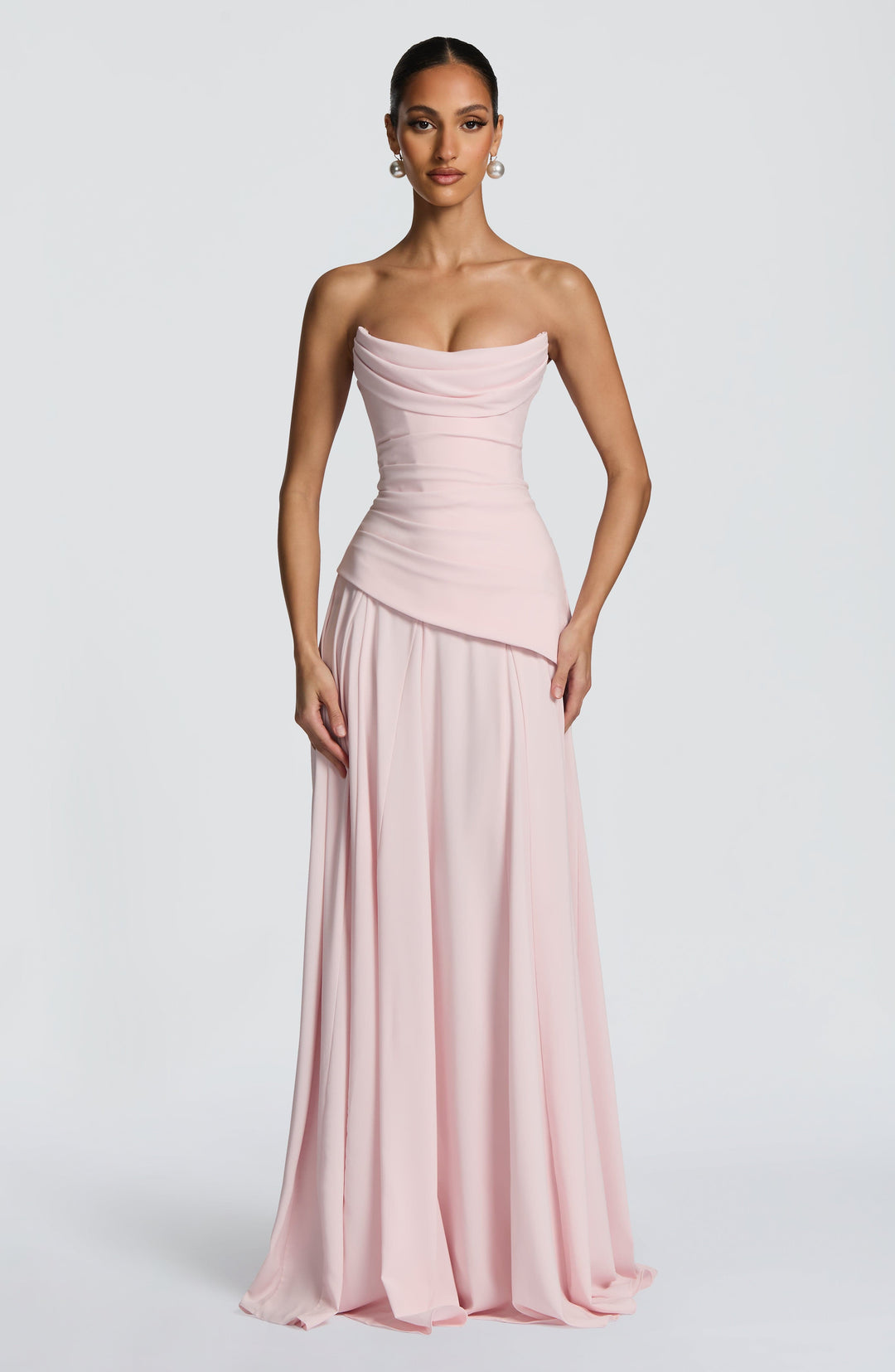Women's Cowl Neck Maxi Dress