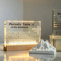Periodic Table with Real Elements and LED Acrylic Display for Chemistry Education - Image 1