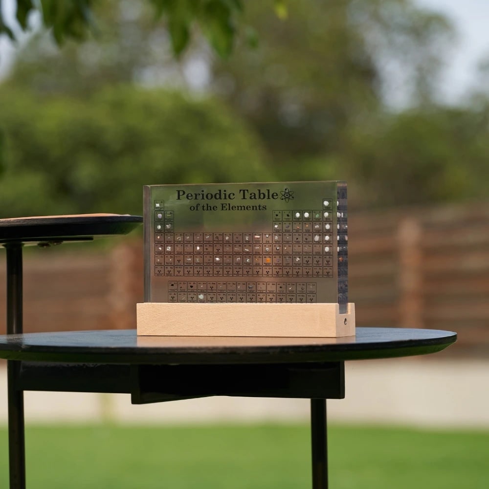 Periodic Table with Real Elements and LED Acrylic Display for Chemistry Education - Image 15