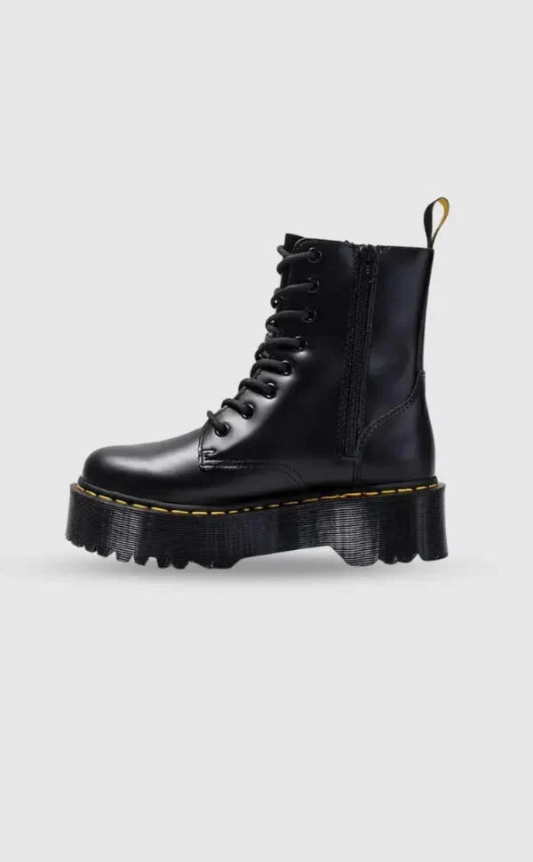 Platform Combat Boots Lace-Up with Chunky Sole and Ankle Support - Image 3