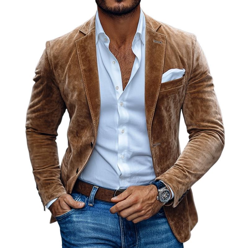 Blazer décontracté léger pour homme