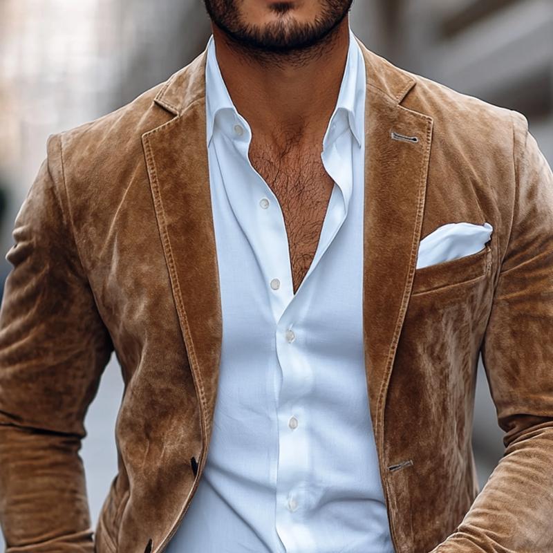 Blazer décontracté léger pour homme