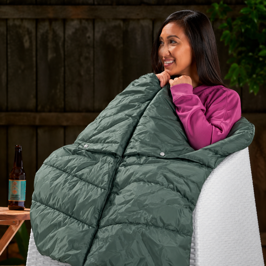 Portable Heated Blanket with USB Power Bank Three Heat Zones and Quilted Fleece - Image 14