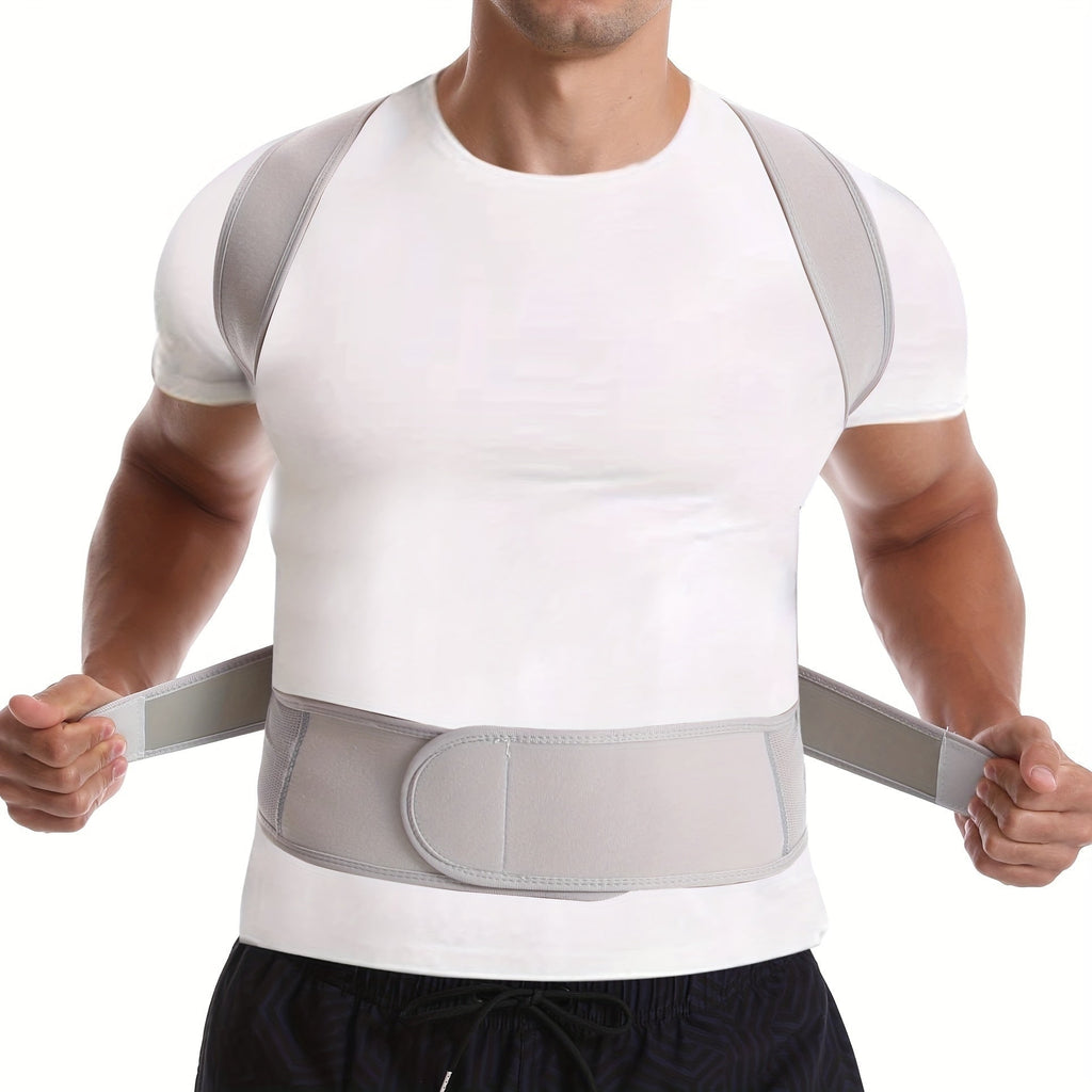 Posture Corrector Back Brace with Lumbar Support and Adjustable Mesh Straps - Image 2
