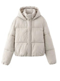 Giacca cropped trapuntata imbottita da donna