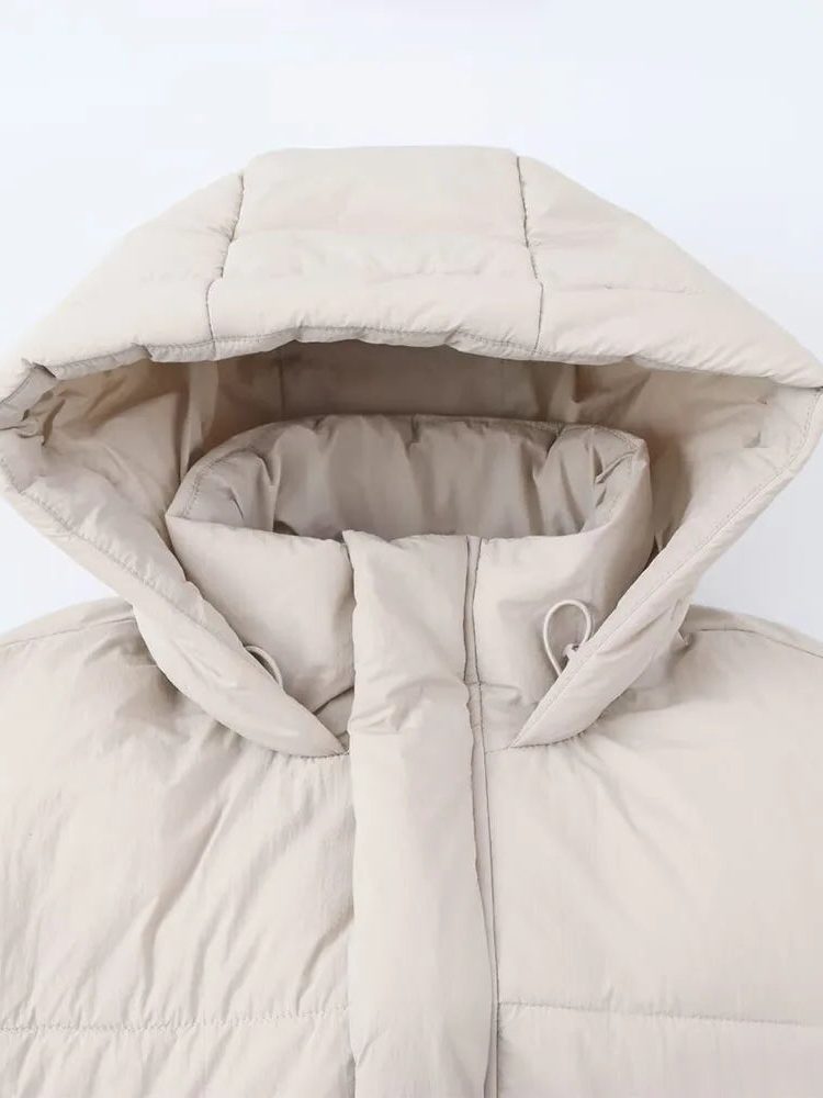 Women's Cropped Quilted Puffer Jacket