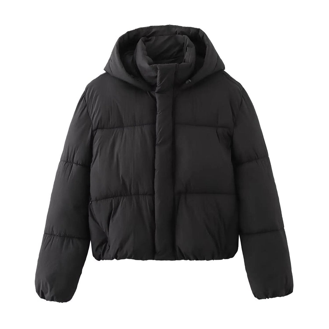 Women's Cropped Quilted Puffer Jacket
