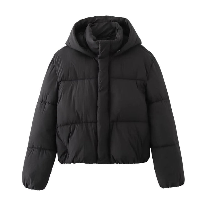Women's Cropped Quilted Puffer Jacket