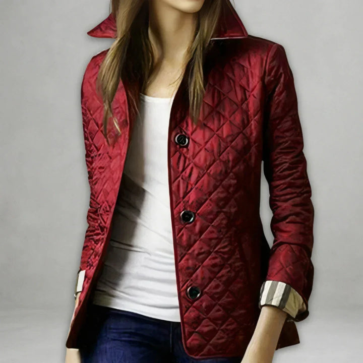 Women's Quilted Blazer Jacket