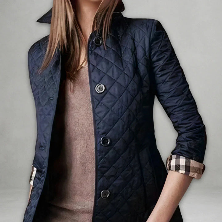 Women's Quilted Blazer Jacket