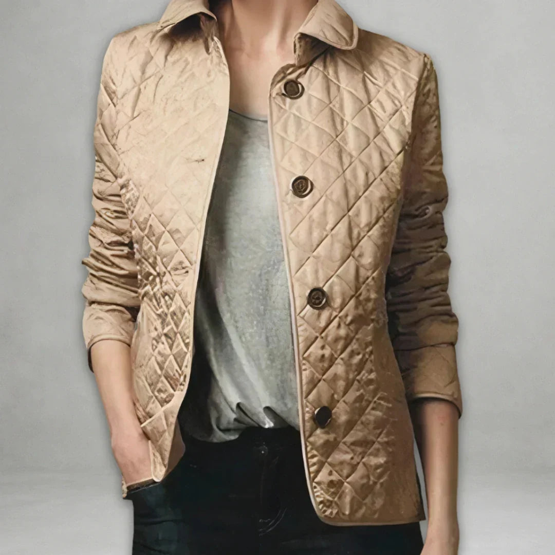 Women's Quilted Blazer Jacket