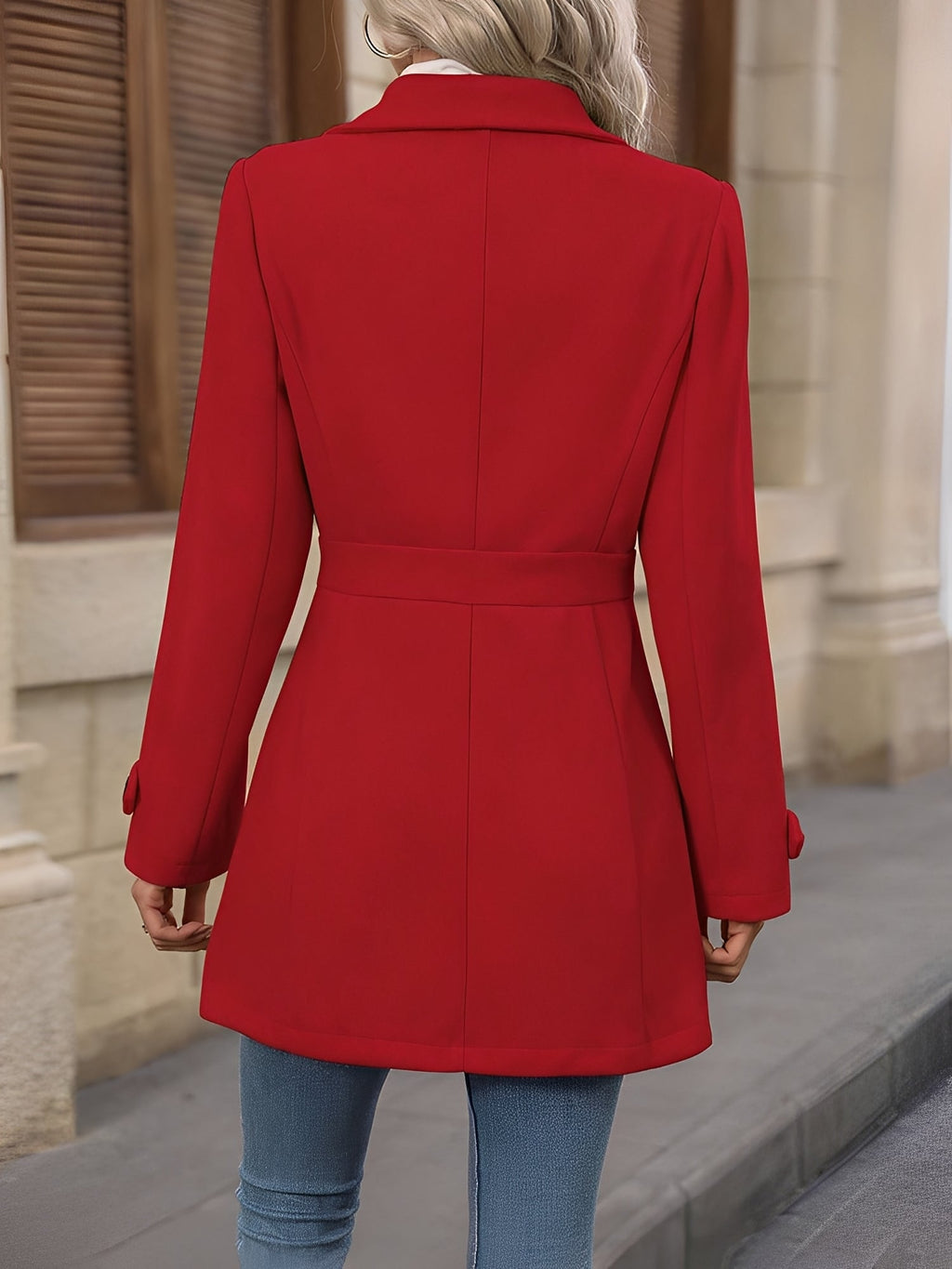 Women's Single-Breasted Trench Coat