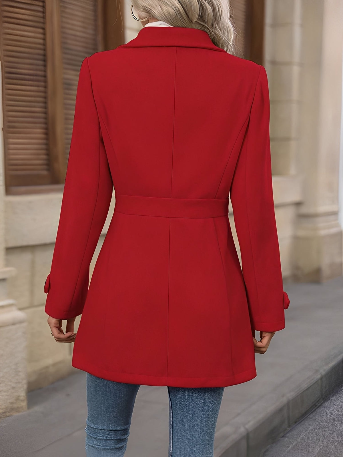 Women's Single-Breasted Trench Coat