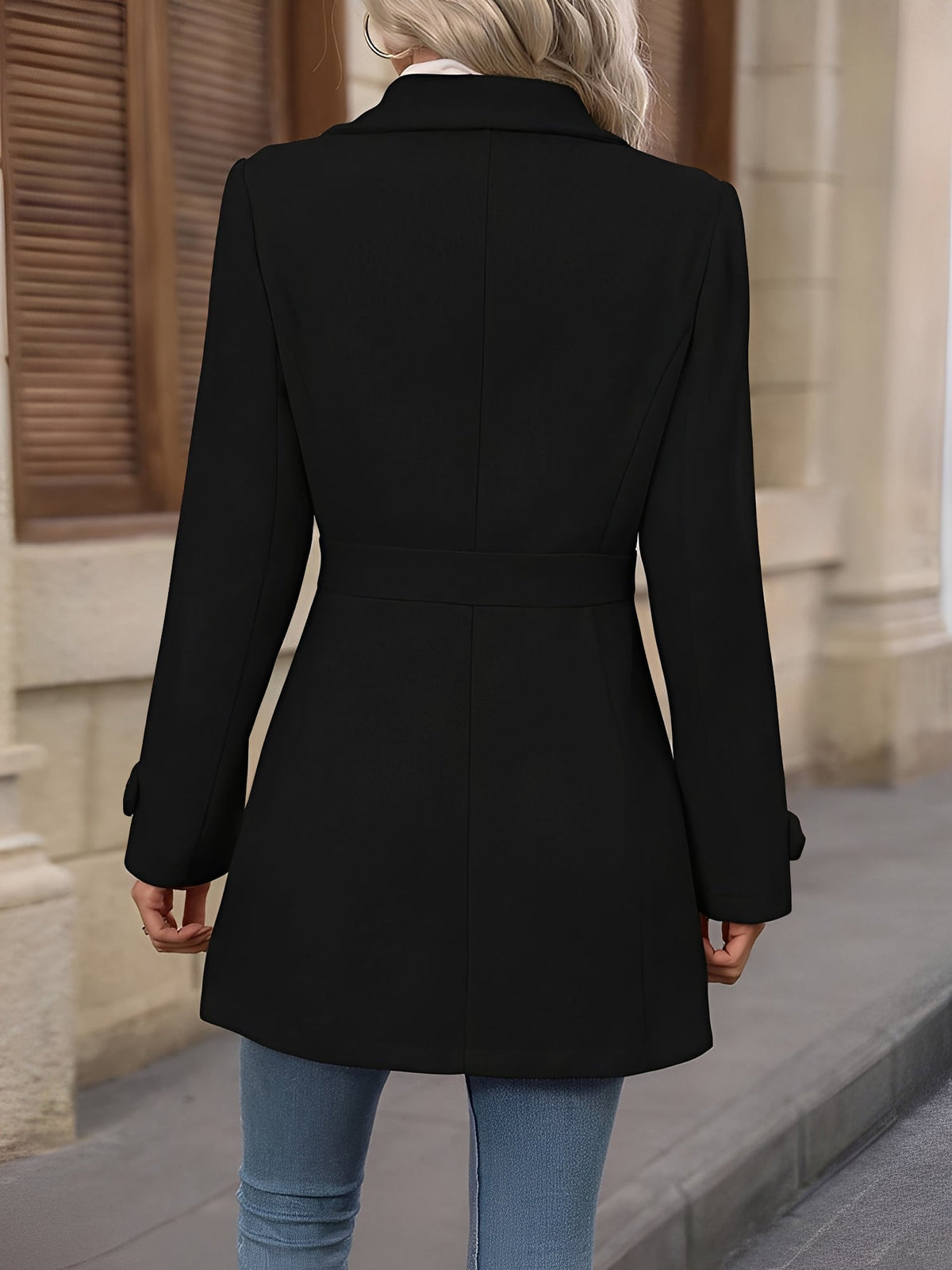 Women's Single-Breasted Trench Coat