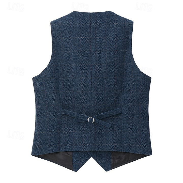 Men's Herringbone Waistcoat