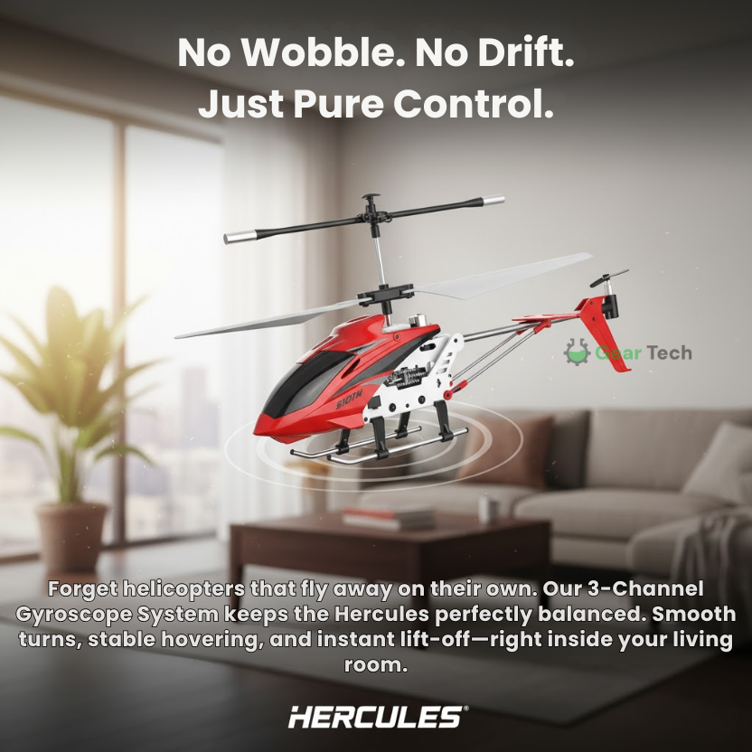 Rc Remote Control Helicopter with Dual Rotors Crash-Resistant Metal Frame and Stable Hovering - Image 3