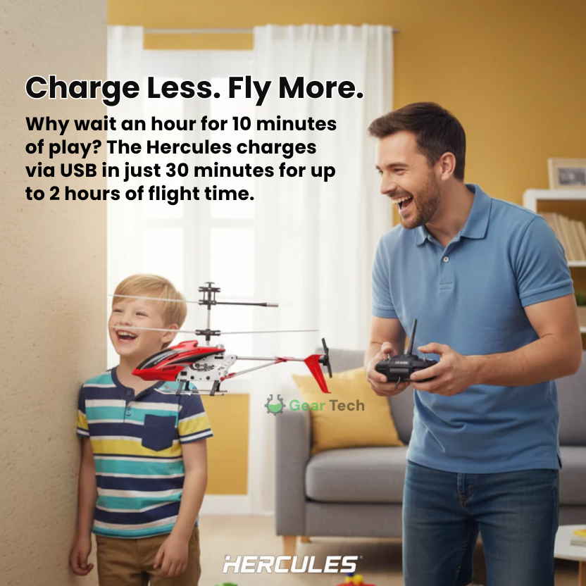 Rc Remote Control Helicopter with Dual Rotors Crash-Resistant Metal Frame and Stable Hovering - Image 5