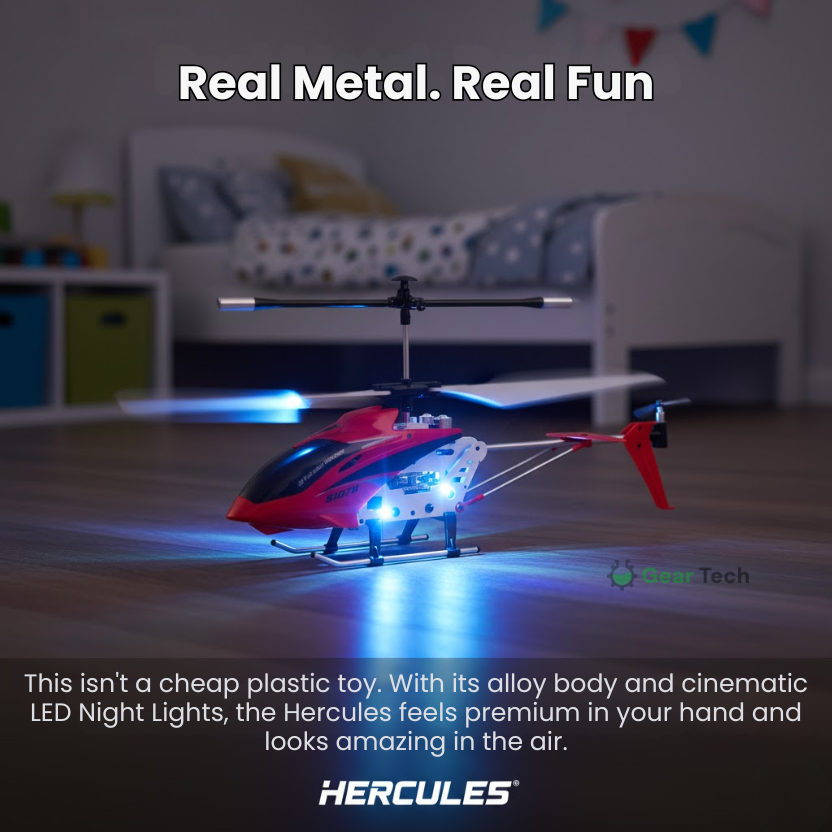 Rc Remote Control Helicopter with Dual Rotors Crash-Resistant Metal Frame and Stable Hovering - Image 6