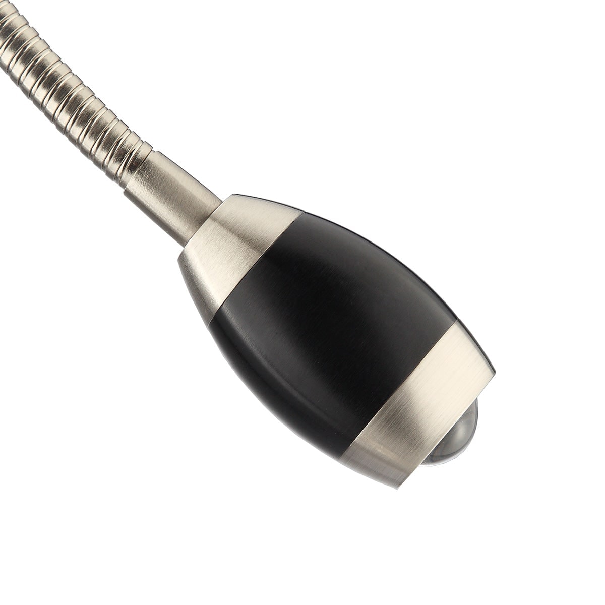 Reading Floor Lamp with Adjustable Gooseneck Focused LED Beam and Brushed Metal Finish - Image 5