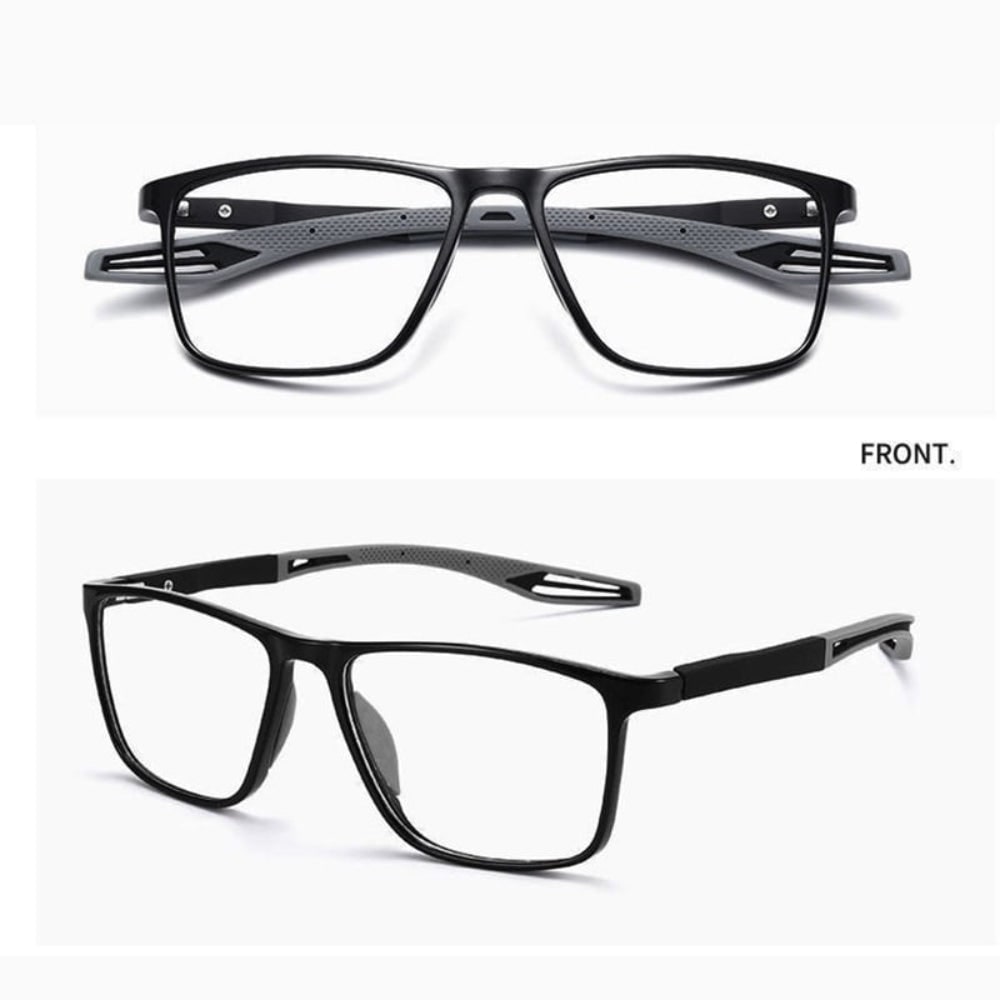 Reading Glasses with Light Blocking Lenses and Flexible Rectangular Frame - Image 4
