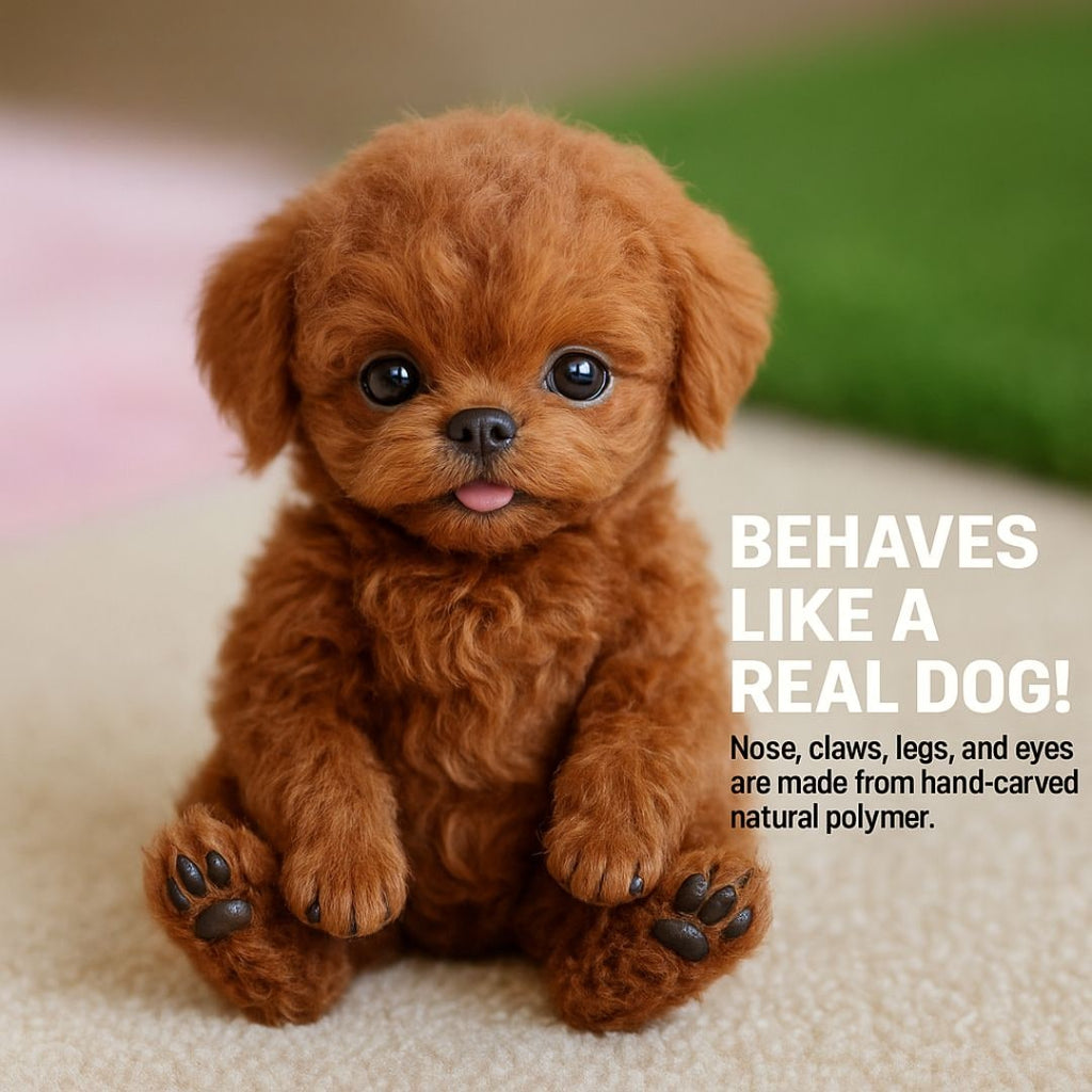 Realistic Plush Dog Toy with Walking Movements and Soft Stuffed Construction - Image 6