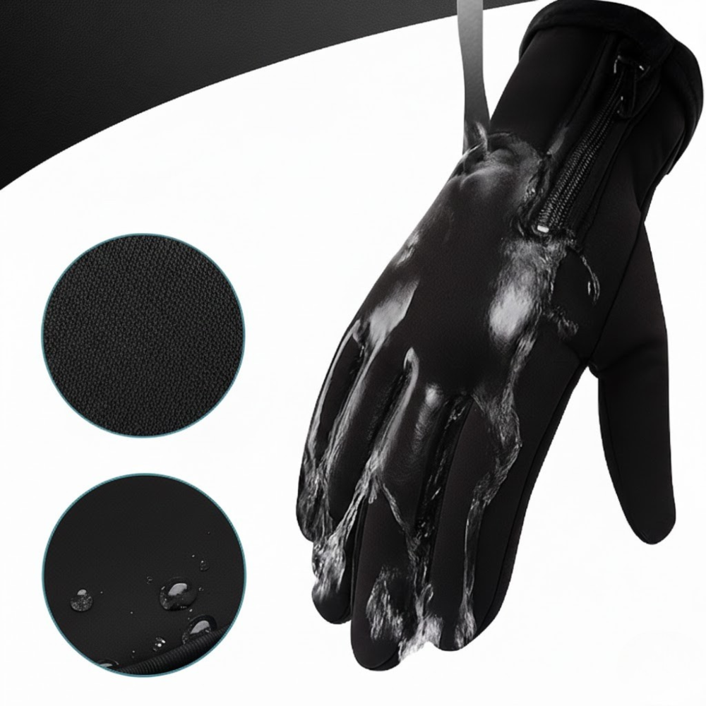 Rechargeable Heated Gloves with Waterproof Touchscreen and Textured Grip - Image 3