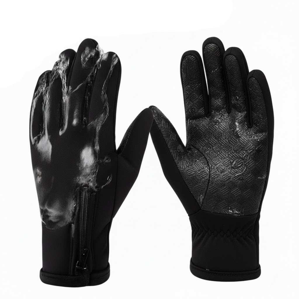 Rechargeable Heated Gloves with Waterproof Touchscreen and Textured Grip - Image 4