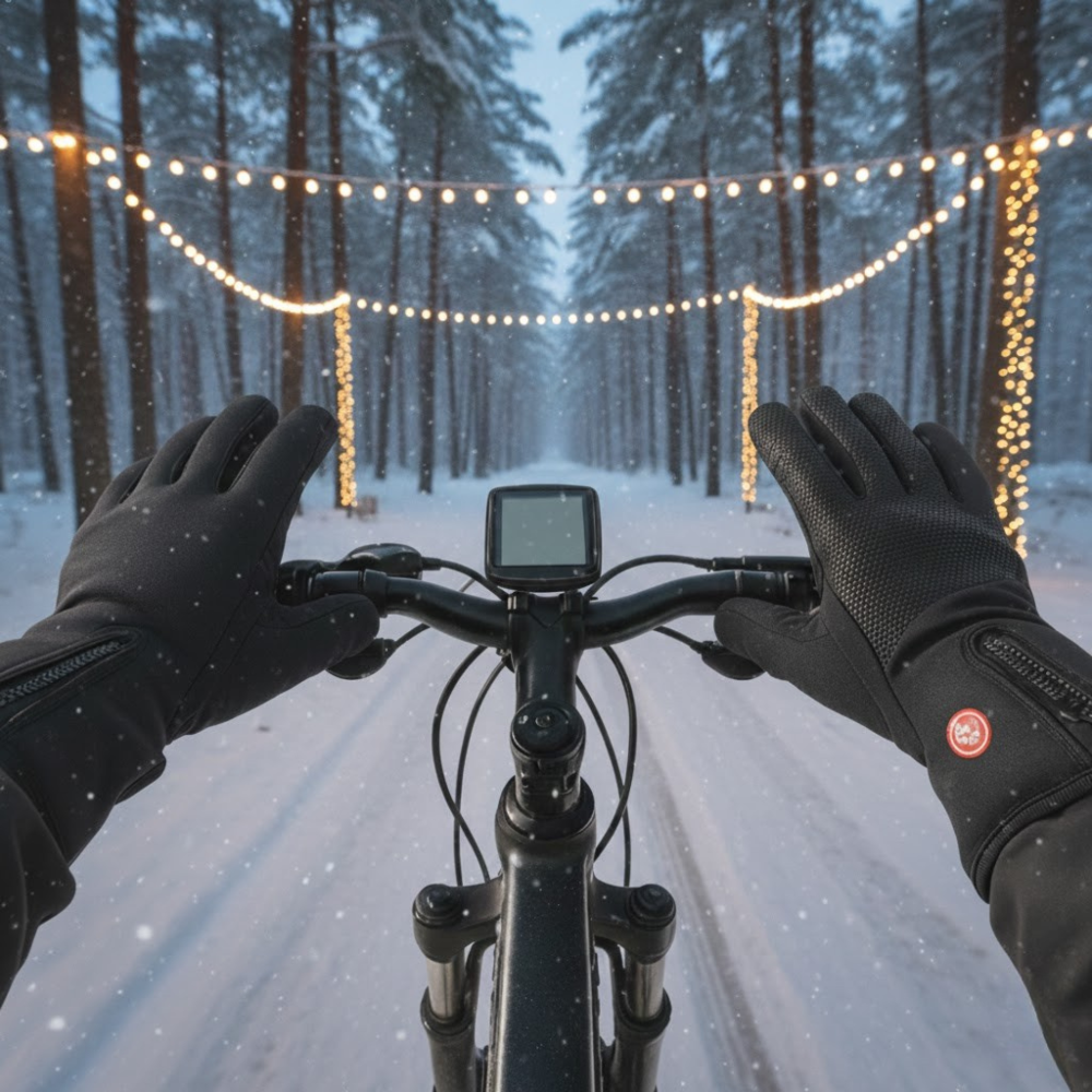 Rechargeable Heated Gloves with Waterproof Touchscreen and Textured Grip - Image 5