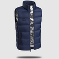 Rechargeable Heated Vest with Battery Pack and Lightweight Stand Collar Design - Image 1