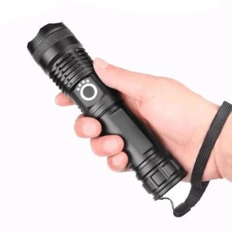 Rechargeable LED Flashlight with Adjustable Focus and Super Bright Output - Image 3