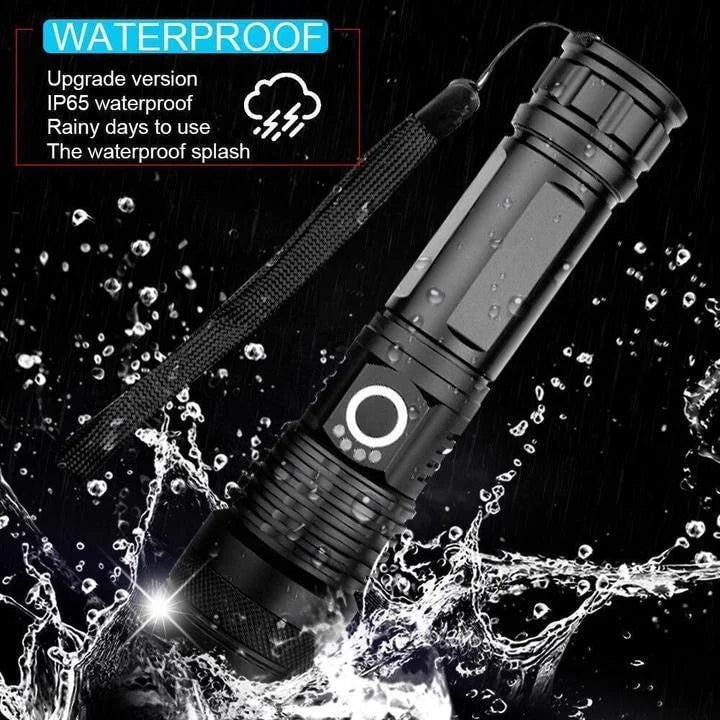 Rechargeable LED Flashlight with Adjustable Focus and Super Bright Output - Image 4