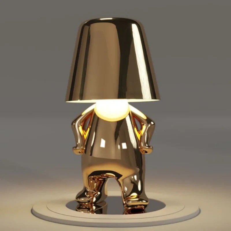 Rechargeable Touch Control Table Lamp with Cordless Design and Metallic Finish - Image 11
