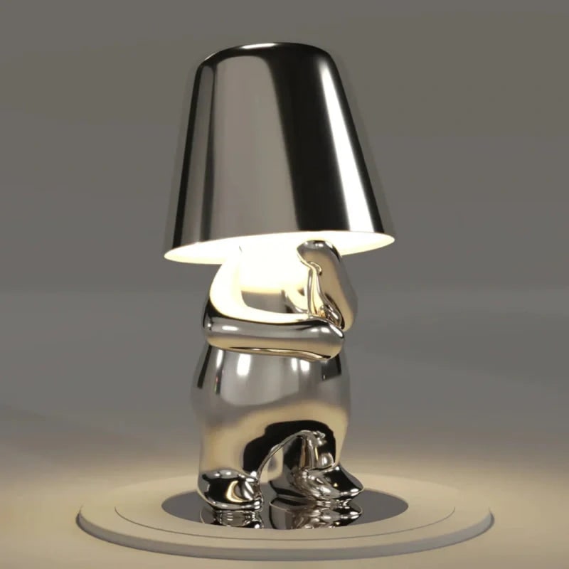 Rechargeable Touch Control Table Lamp with Cordless Design and Metallic Finish - Image 18