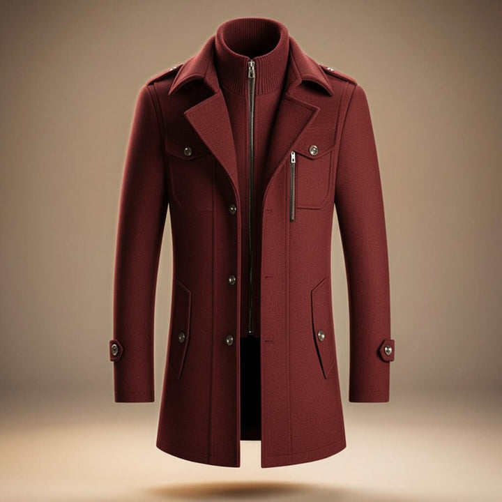 Men's Virgin Wool Coat