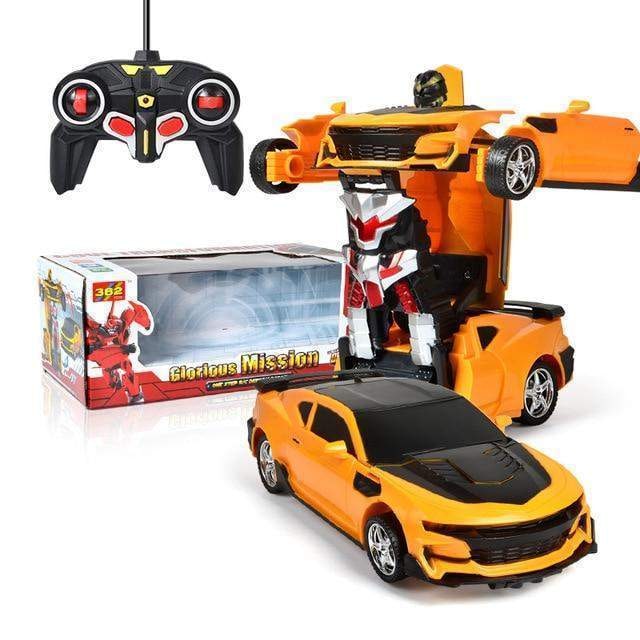 Remote Control Transformer Car with LED Lights and Sound Effects - Image 12