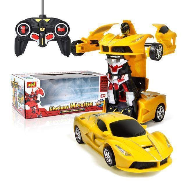 Remote Control Transformer Car with LED Lights and Sound Effects - Image 13