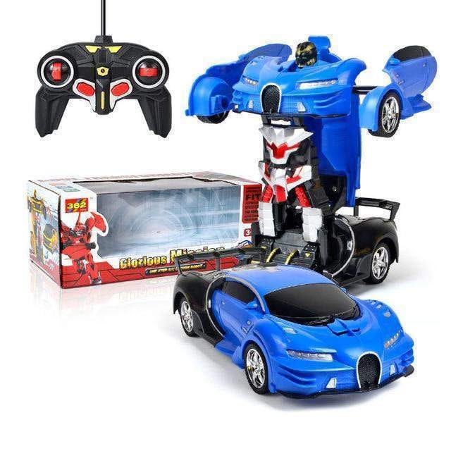 Remote Control Transformer Car with LED Lights and Sound Effects - Image 14