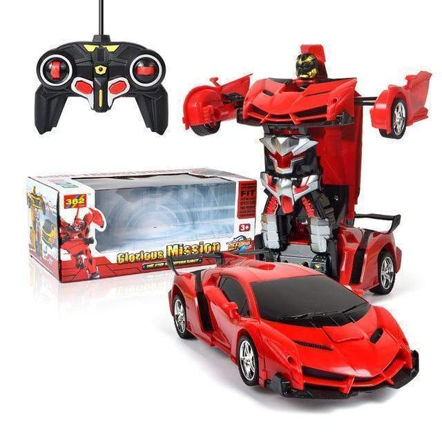 Remote Control Transformer Car with LED Lights and Sound Effects - Image 15