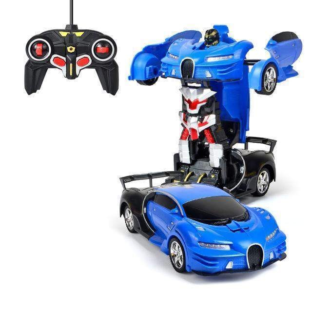 Remote Control Transformer Car with LED Lights and Sound Effects - Image 4