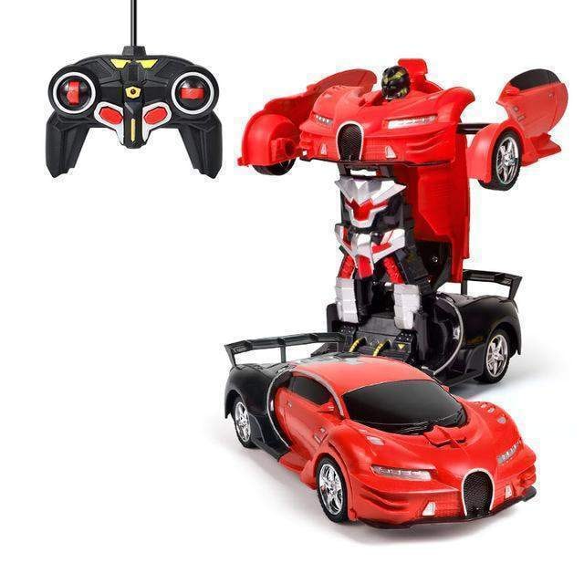 Remote Control Transformer Car with LED Lights and Sound Effects - Image 5