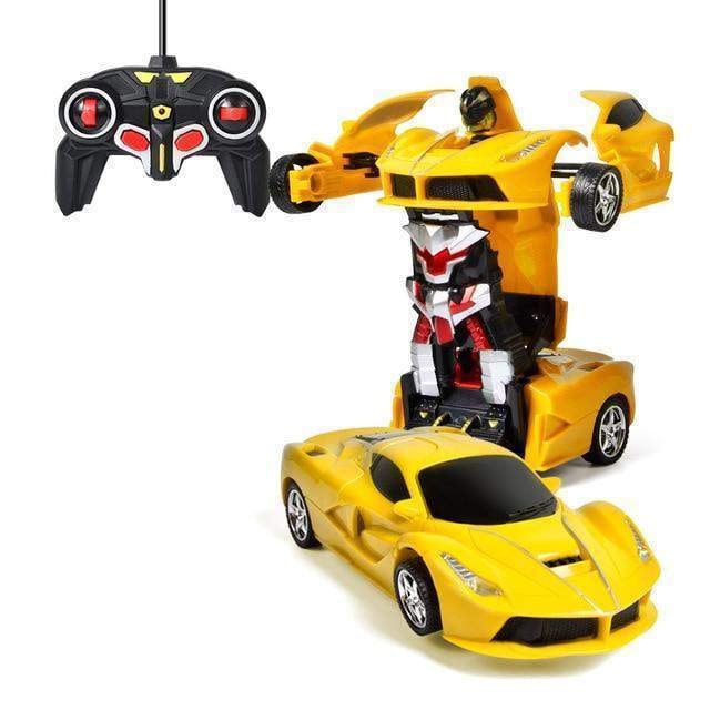 Remote Control Transformer Car with LED Lights and Sound Effects - Image 9
