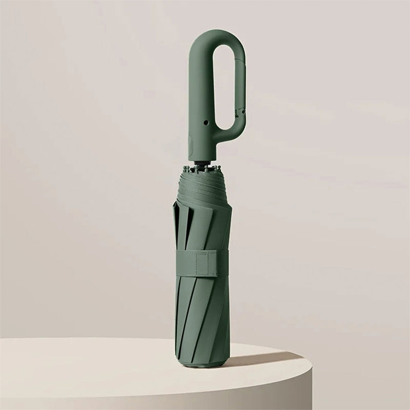 Repel Windproof Travel Umbrella with UV Blocker Compact Folding Design and Carabiner Handle - Image 12