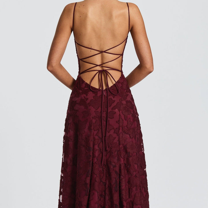 Women's Elegant A-Line Maxi Dress